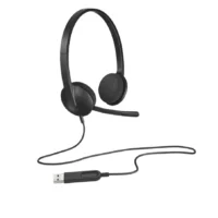 LOGITECH - USB - WIRED HEADSET - H340