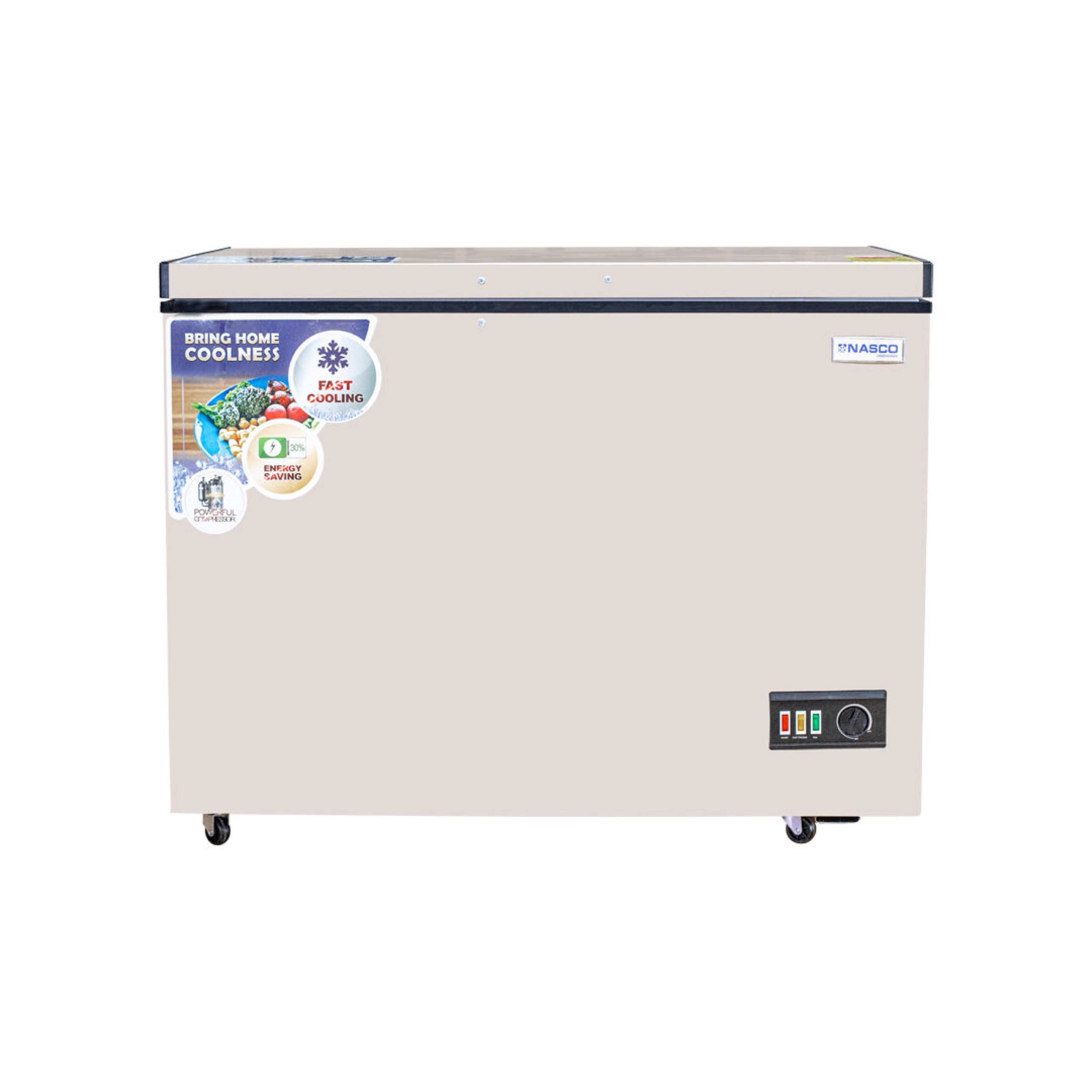 Nasco 288L Chest Freezer NAS-400FL-G - Image 2