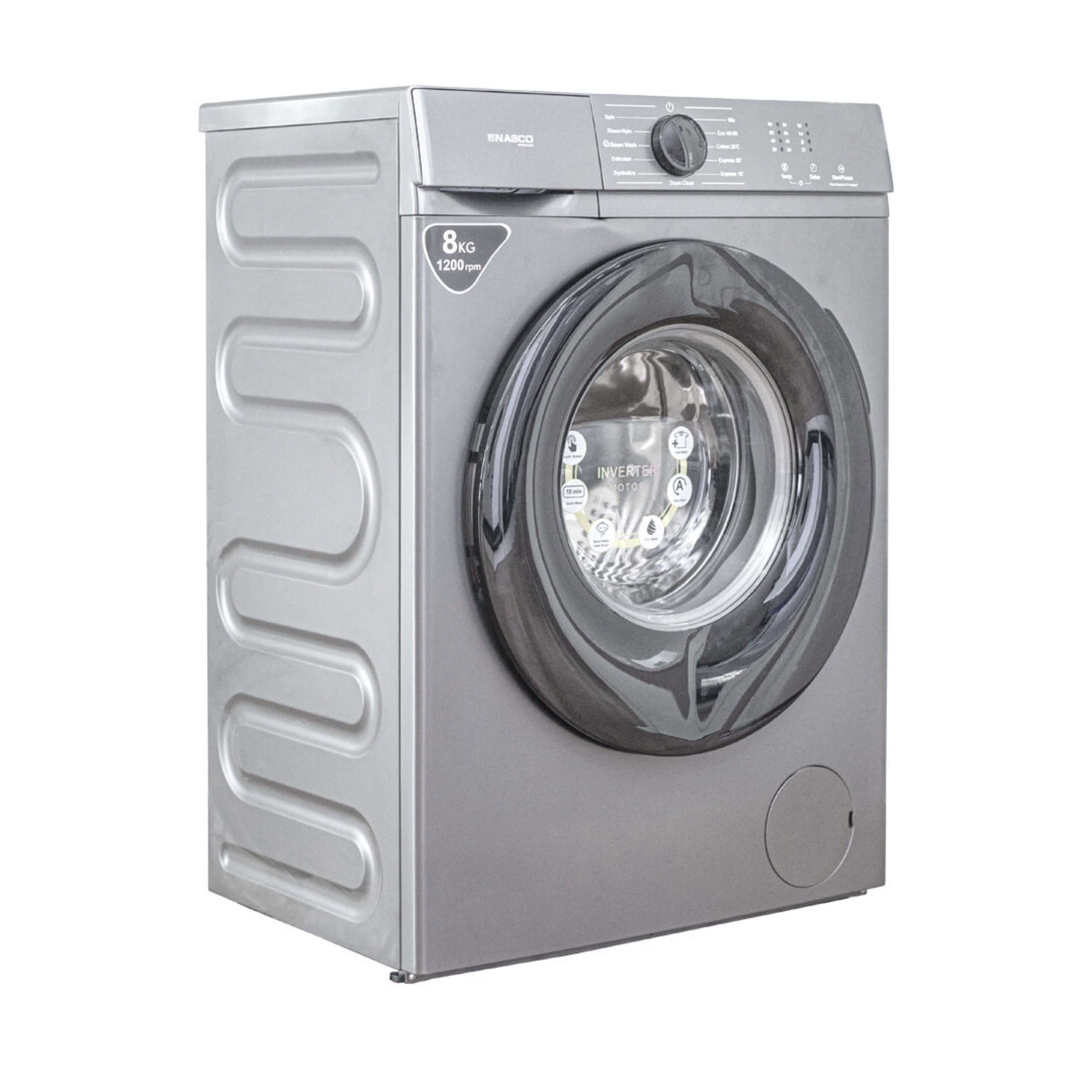 Nasco 6KG Front Load Washing Machine NASFL-J6KG-S - Image 2