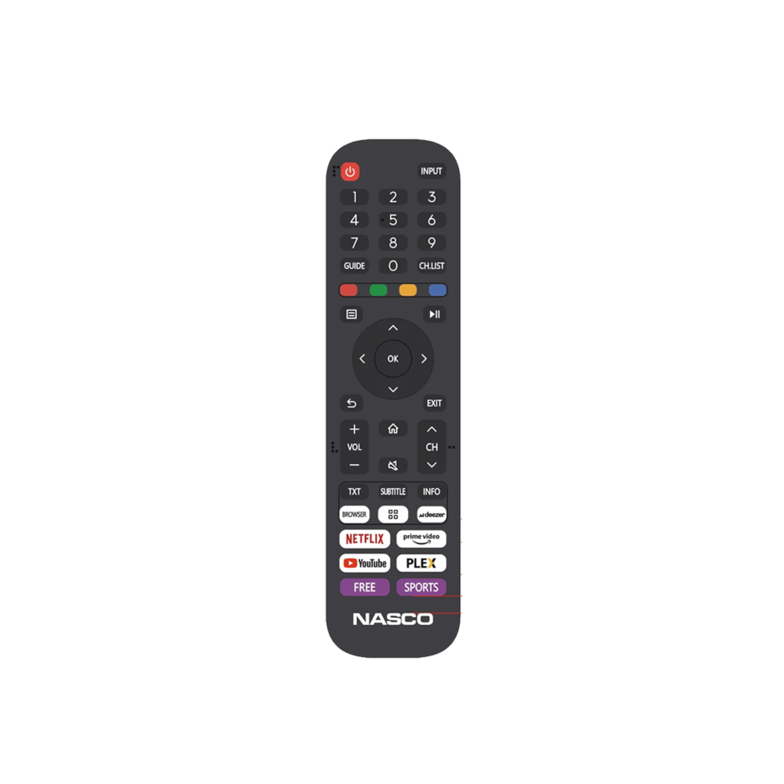Nasco 43″ LED Flat TV NAS-B43FBFL - Image 2